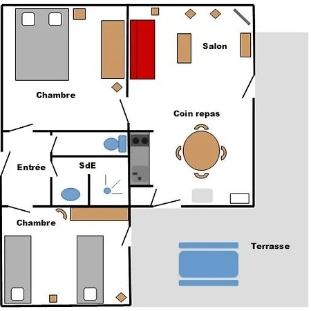 Semesterbostad La Bourdaine